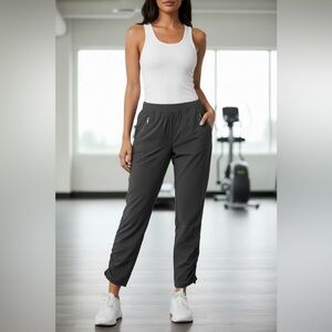 Athleta black Drawstring Hem Joggers Size 4